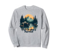 Mountainous Hiking Photographer Sweatshirt - Casual Everyday Wear Unisex
