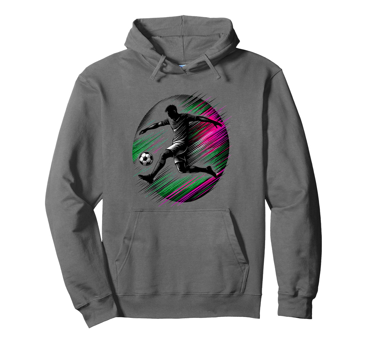 High Impact Soccer Teens And Fans Hoodie - Aesthetic Graphic for Adults