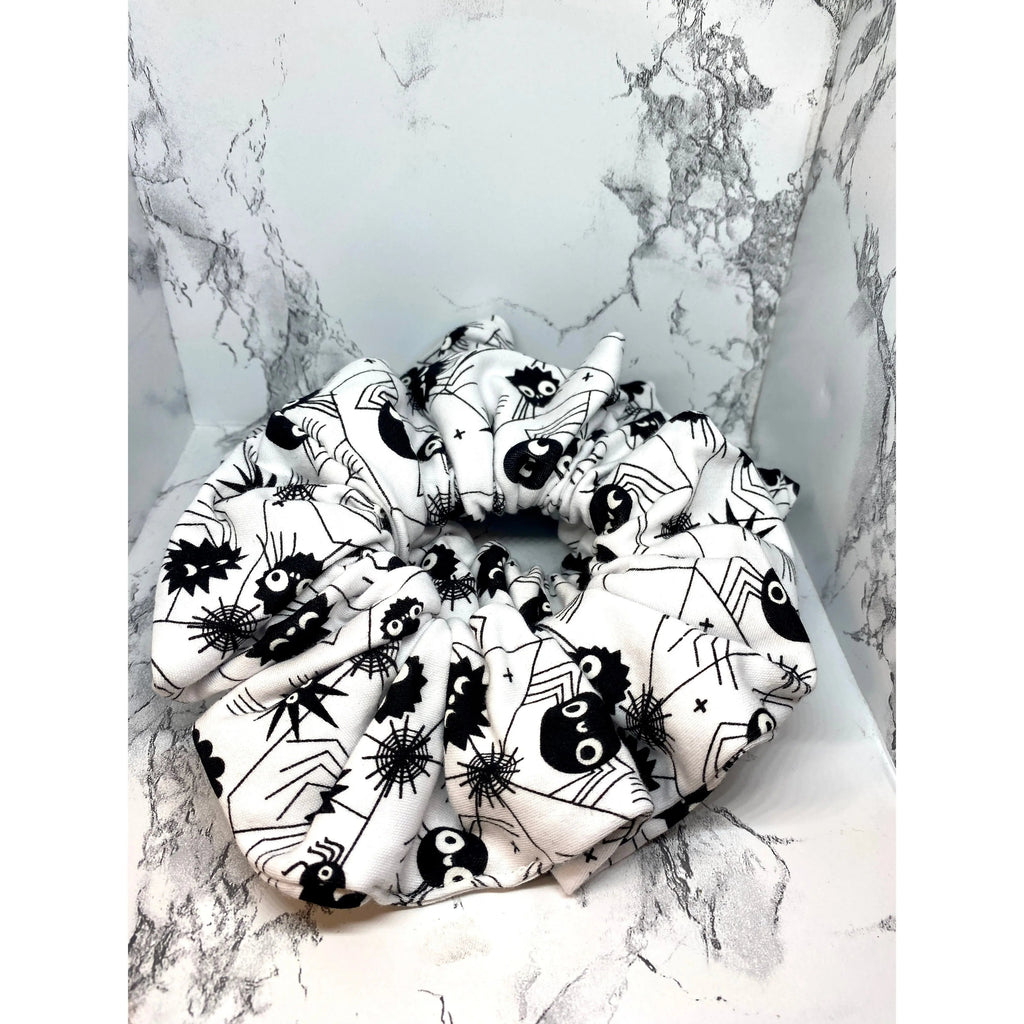 Glow in the Dark Spiderweb Halloween Scrunch