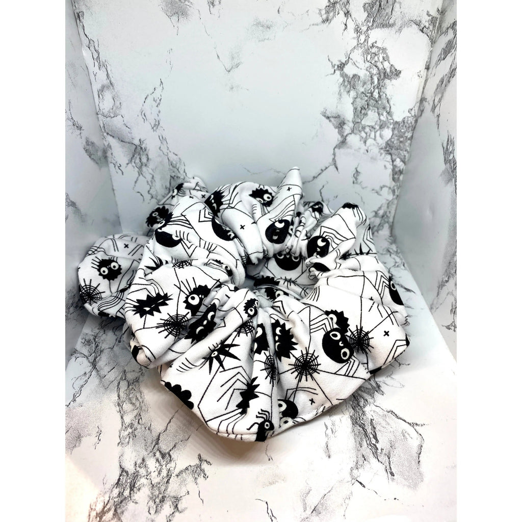 Glow in the Dark Spiderweb Halloween Scrunch