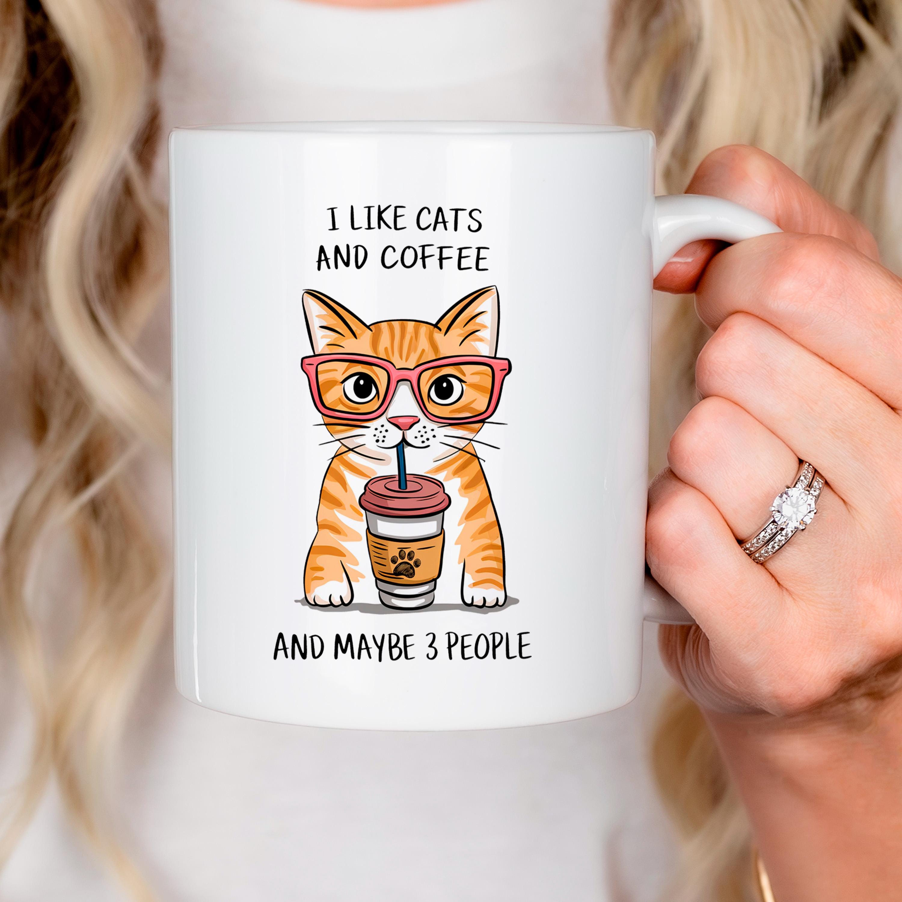 Orange Tabby Cat Mug – Funny Cat Coffee Mug | Ceramic Microwave Safe Cup