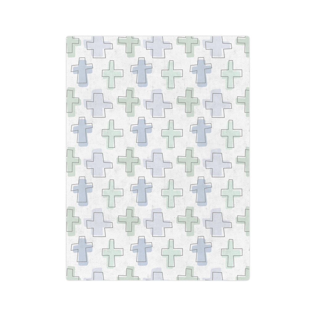 Rooted in Faith Minky Blanket
