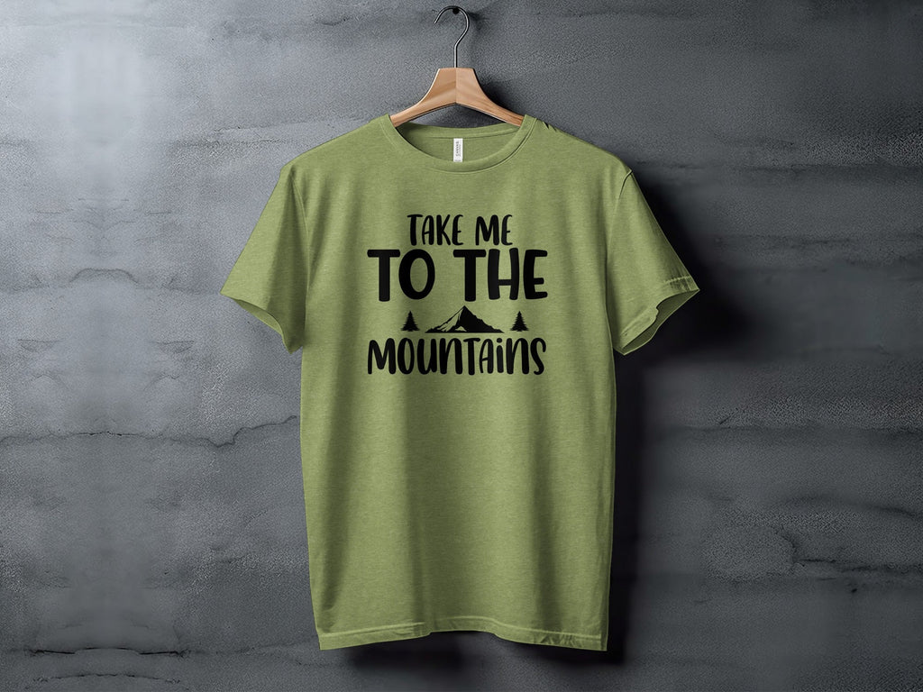 Take Me To The Mountains Adventure Lover Graphic T-Shirt