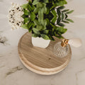 Rustic Handmade Wooden Stand Tray - Display Base, Candle And Soap Holder