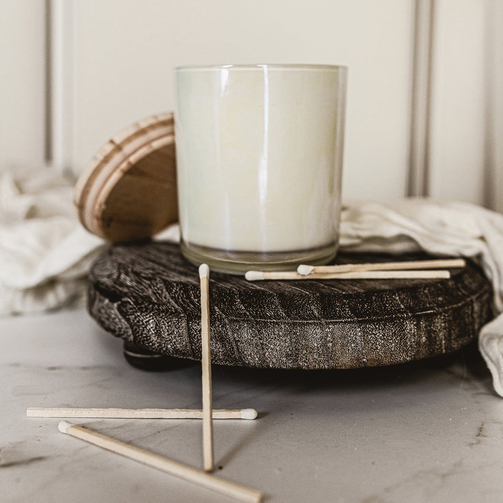 Rustic Handmade Wooden Stand Tray - Display Base, Candle And Soap Holder