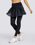ALLEGRO HI-RISE SKIRTED LEGGING - ONYX