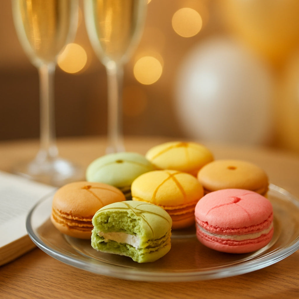 Andy Anand French Macarons, 12-Piece Gift Box – Gluten-Free, Made Fresh Daily, Assorted Gourmet Flavors – Birthday, Holiday & Celebration