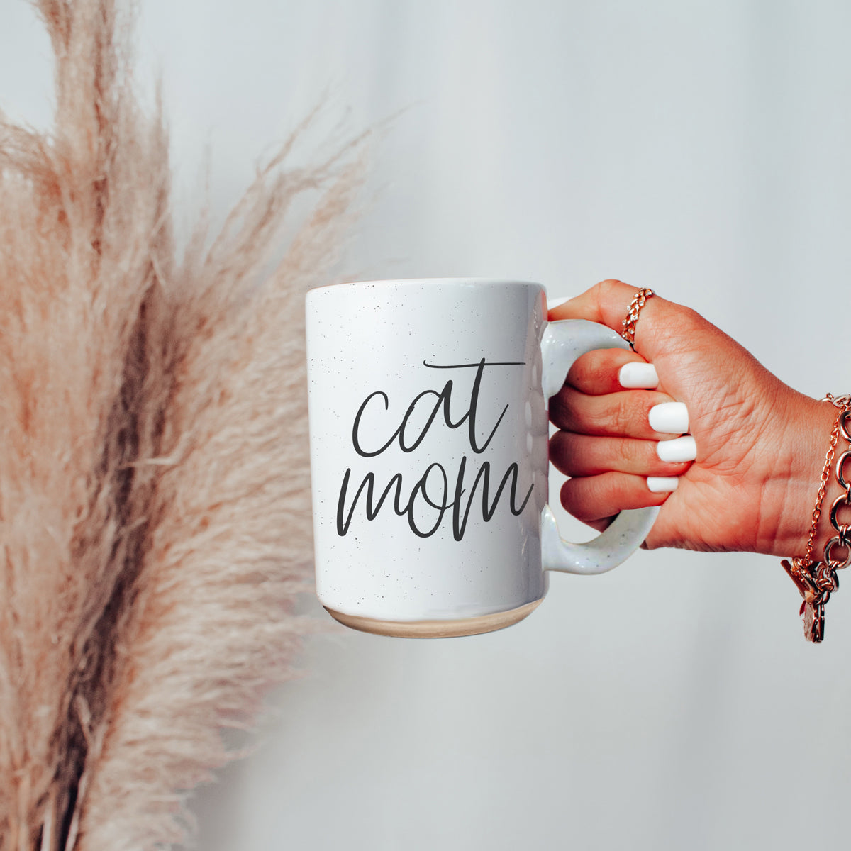 Cat Mom Mug 16oz Ceramic Coffee Cup Funny Cat Lover Gift Dishwasher Safe