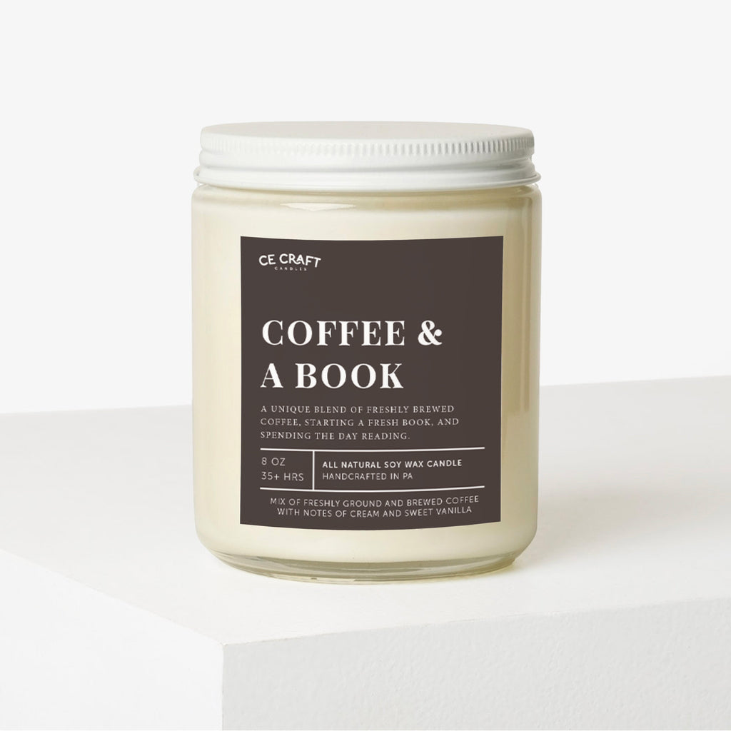 Coffee & A Book Scented Candle