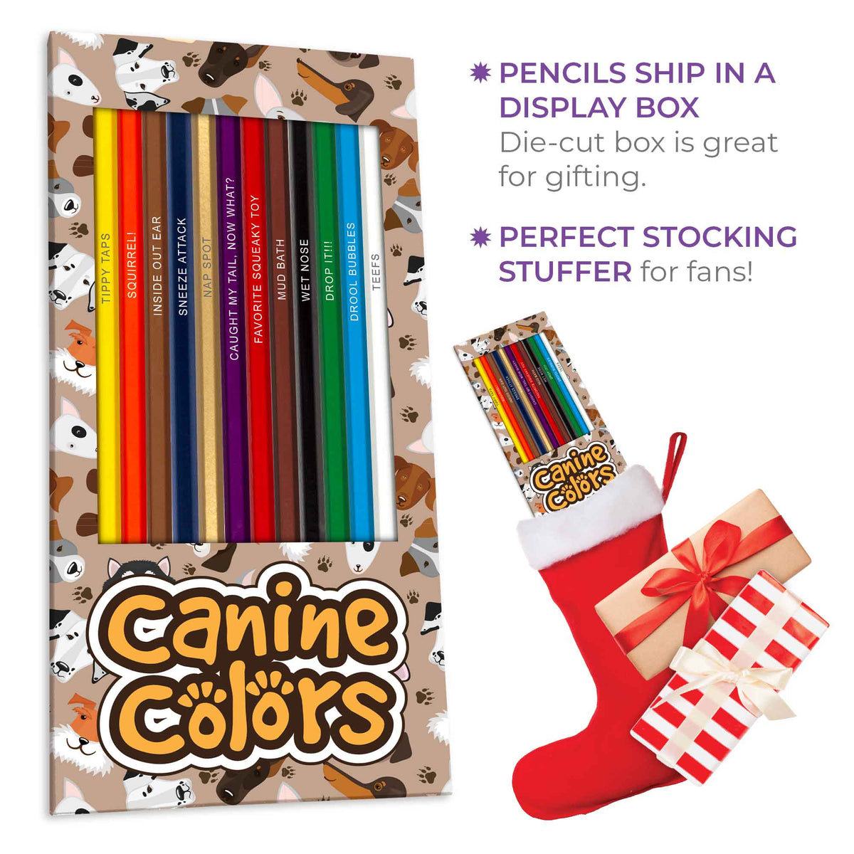 Canine Colors Colored Pencil Set for Dog Lovers