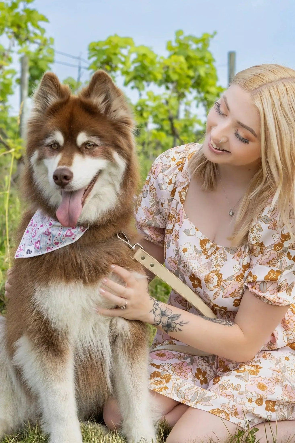 Cheers to Love Dog Bandana