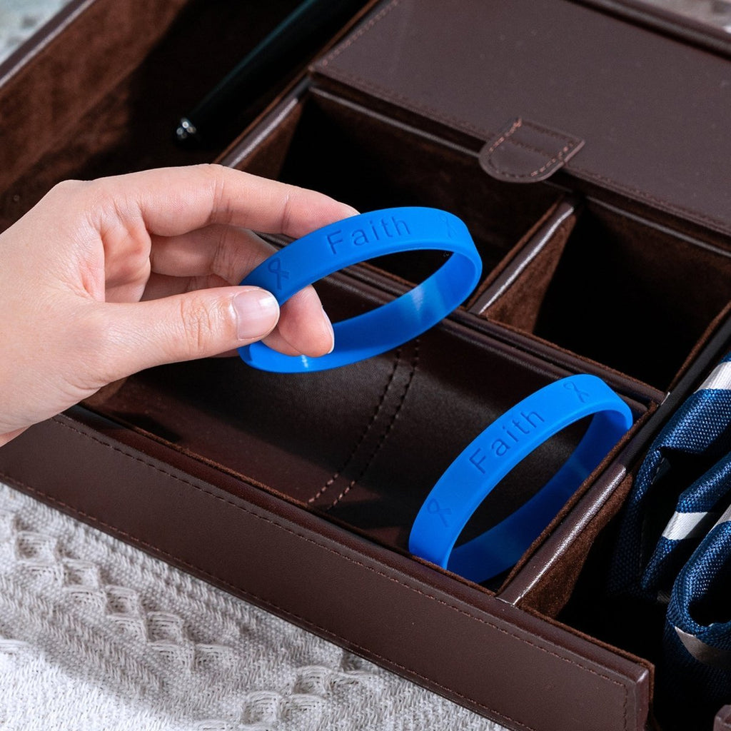 Colon Cancer Awareness Silicone Bracelet Wristbands