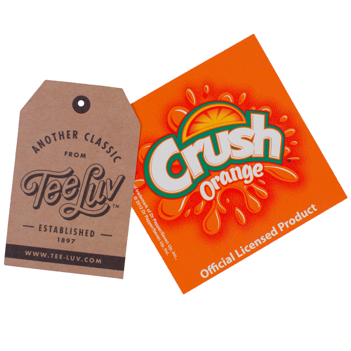 Tee Luv x Comfort Colors Orange Crush Logo T-Shirt - Melon