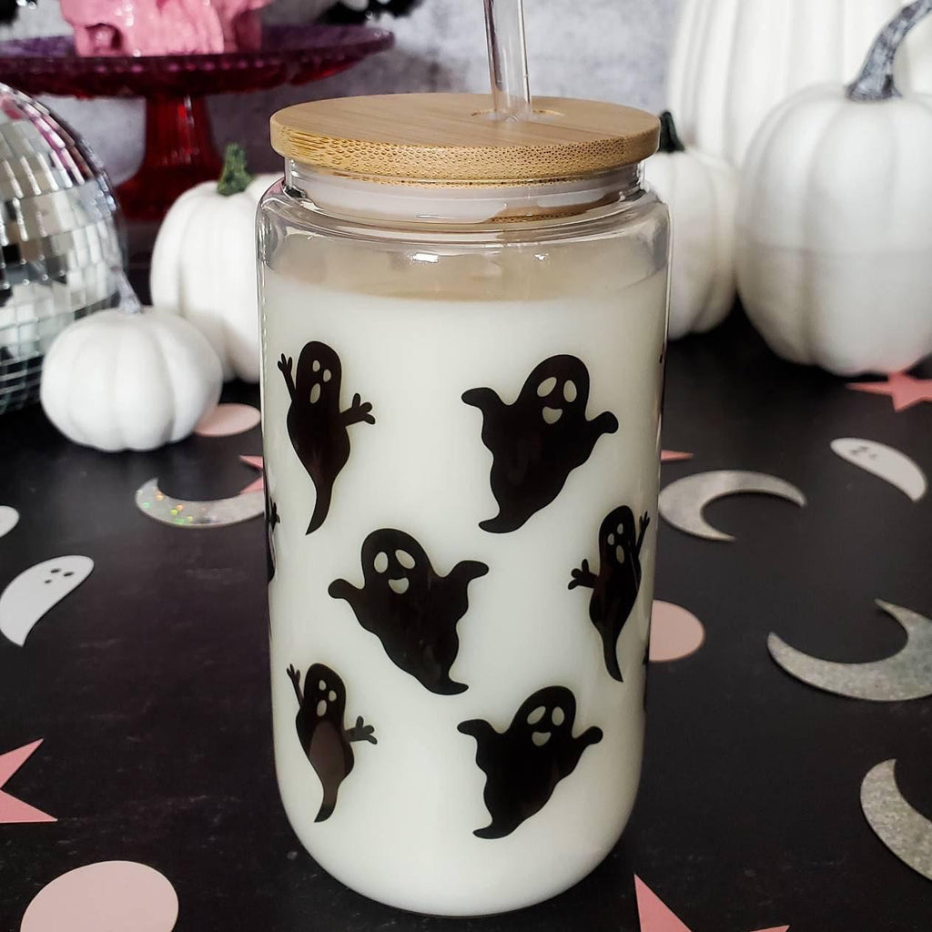 Halloween Vinyl Iced Coffee Cup
