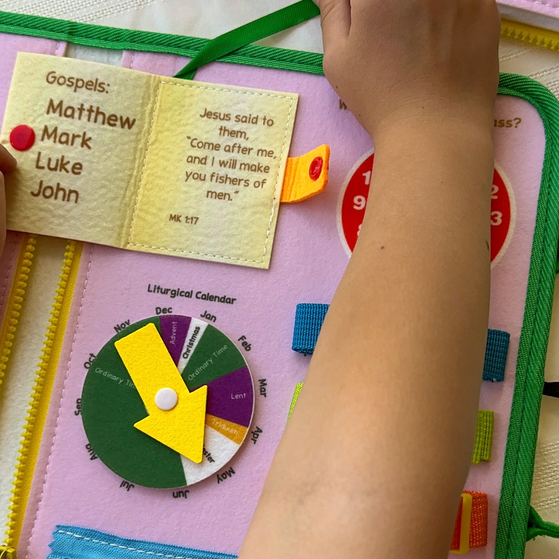 My Pray & Play Busy Book – Catholic Felt Busy Book - A Quiet Felt Book