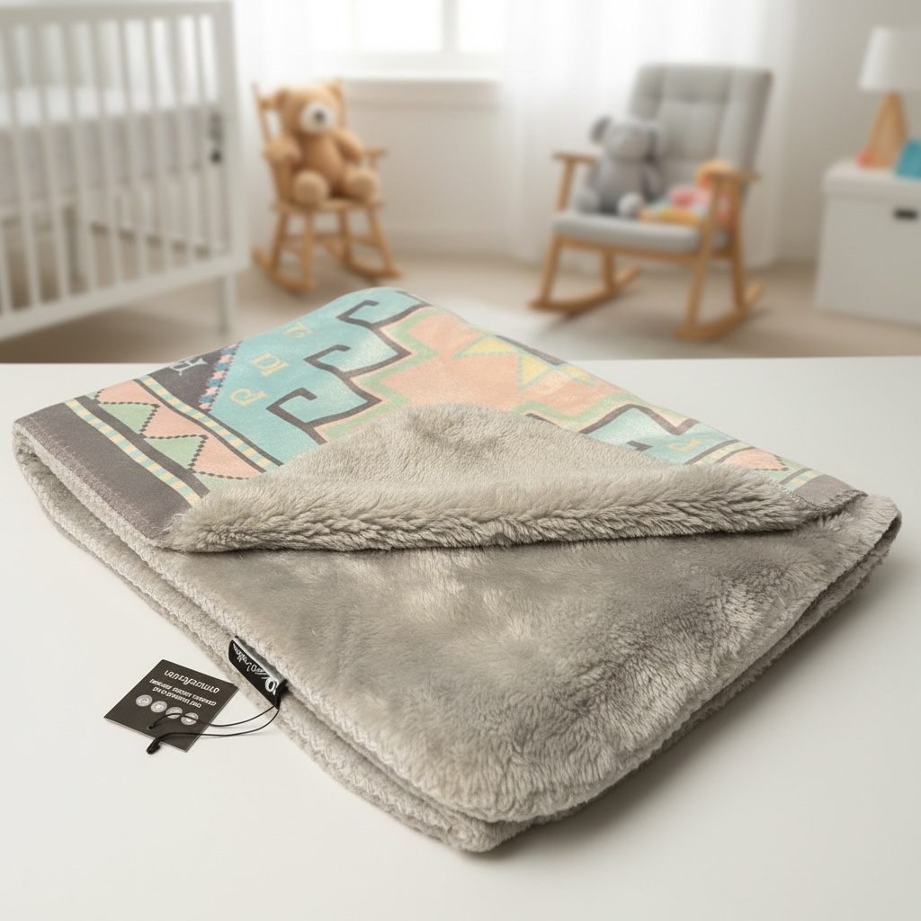 Armenian Alphabet Unisex Baby Blanket