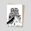Faith Can Move Mountains (Matthew 17:20) - Bible Verse Card