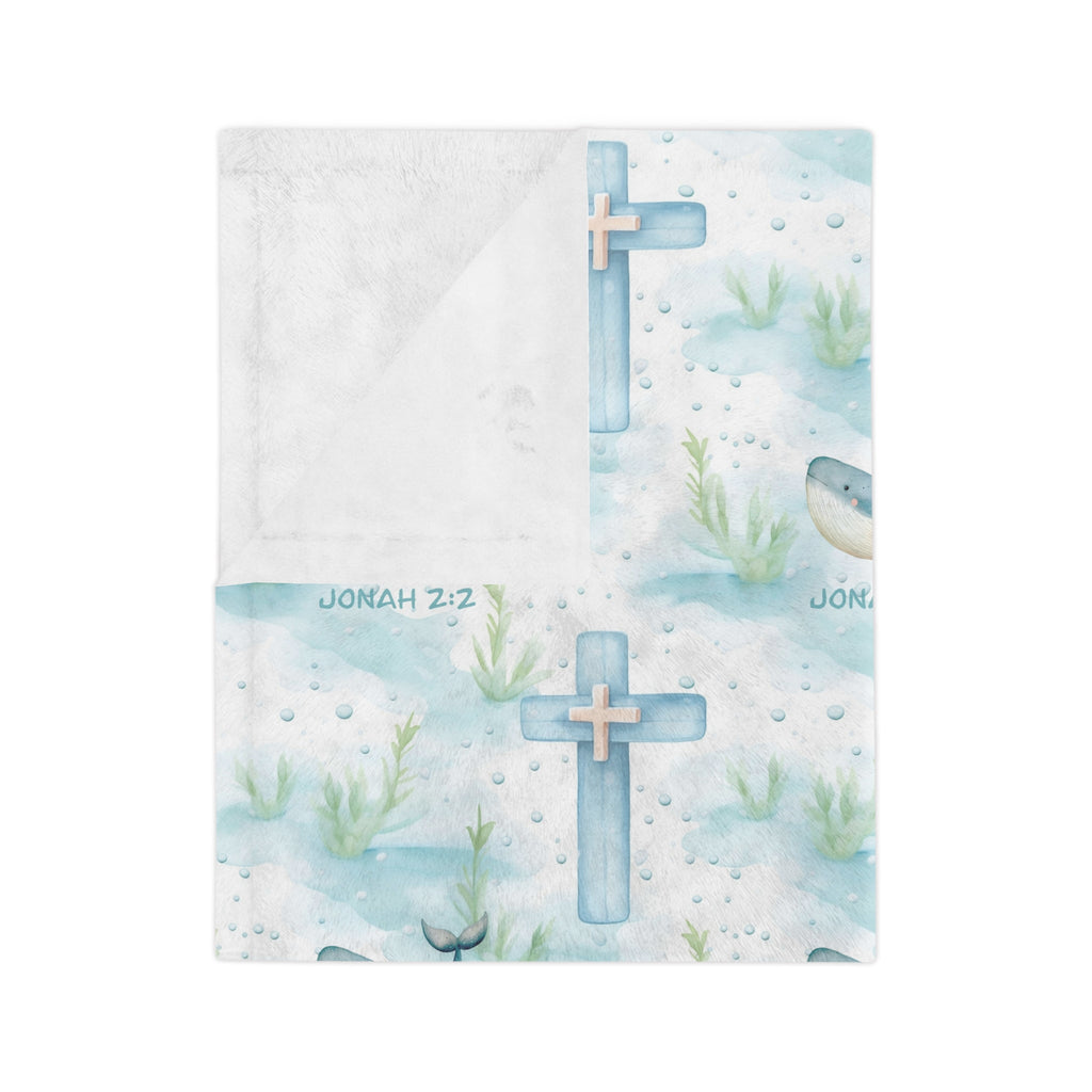 Inspired Jonah 2:2 Fleece Blanket