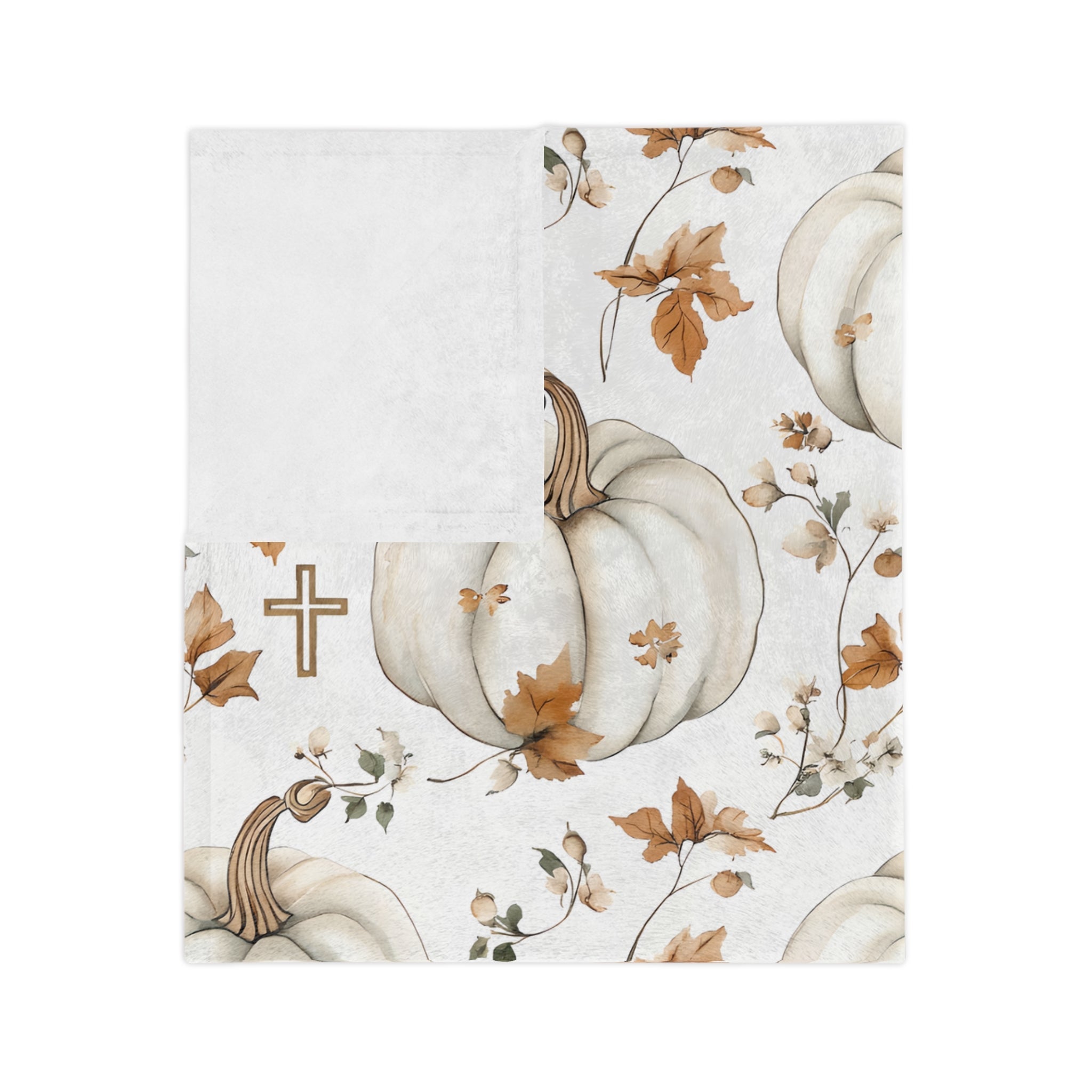 Faithful Harvest Minky Blanket