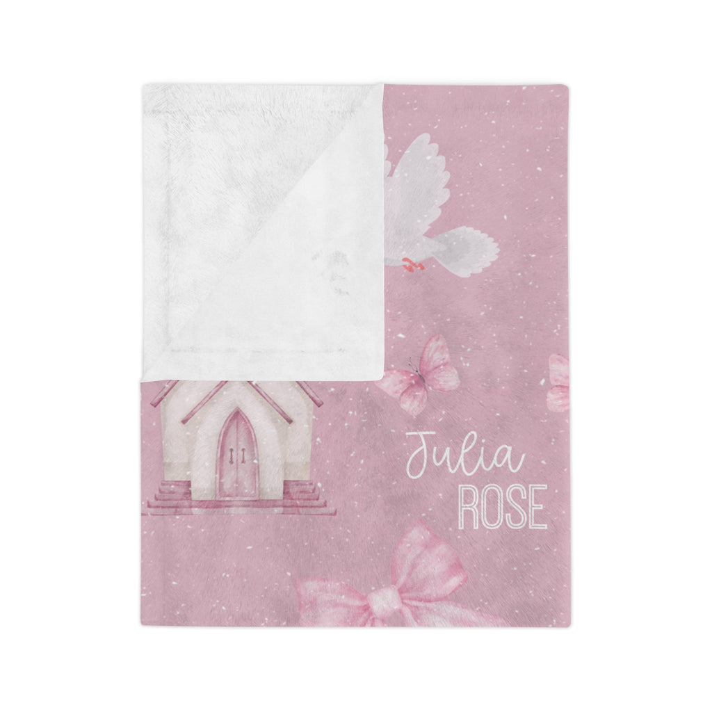 Personalized Bible is Our Compass Minky Blanket