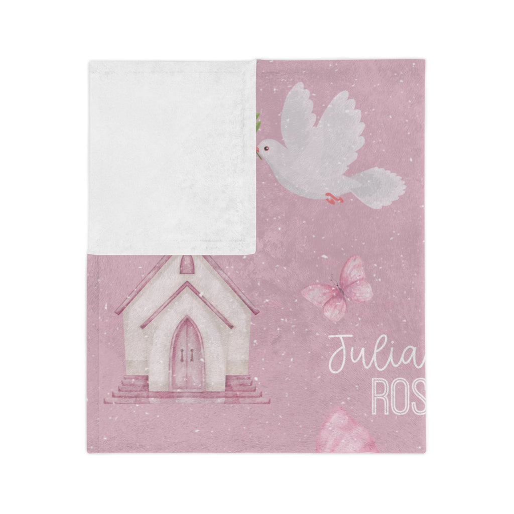 Personalized Bible is Our Compass Minky Blanket