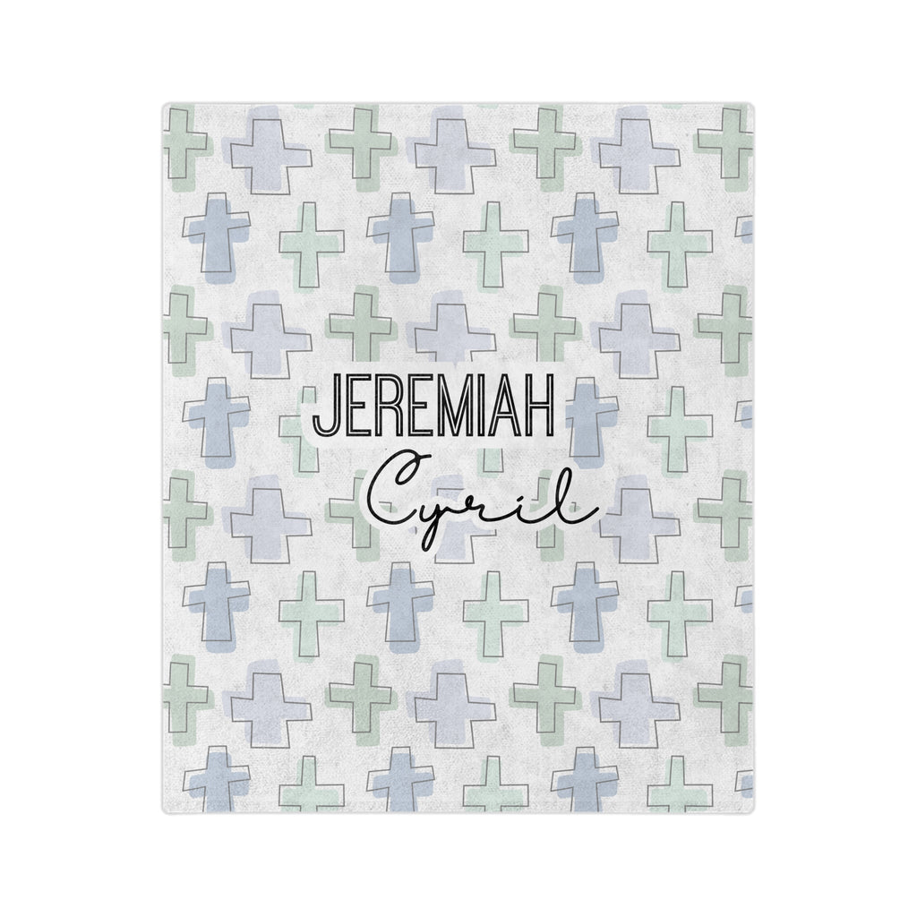 Personalized Rooted in Faith Minky Blanket