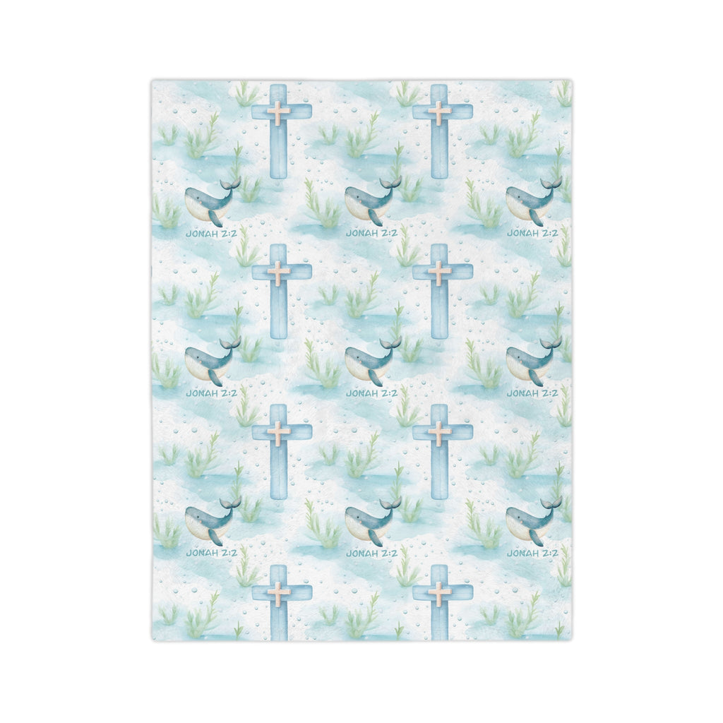 Inspired Jonah 2:2 Fleece Blanket