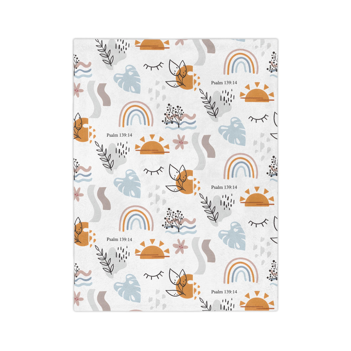 Fearfully and Wonderfully Made Fleece Blanket