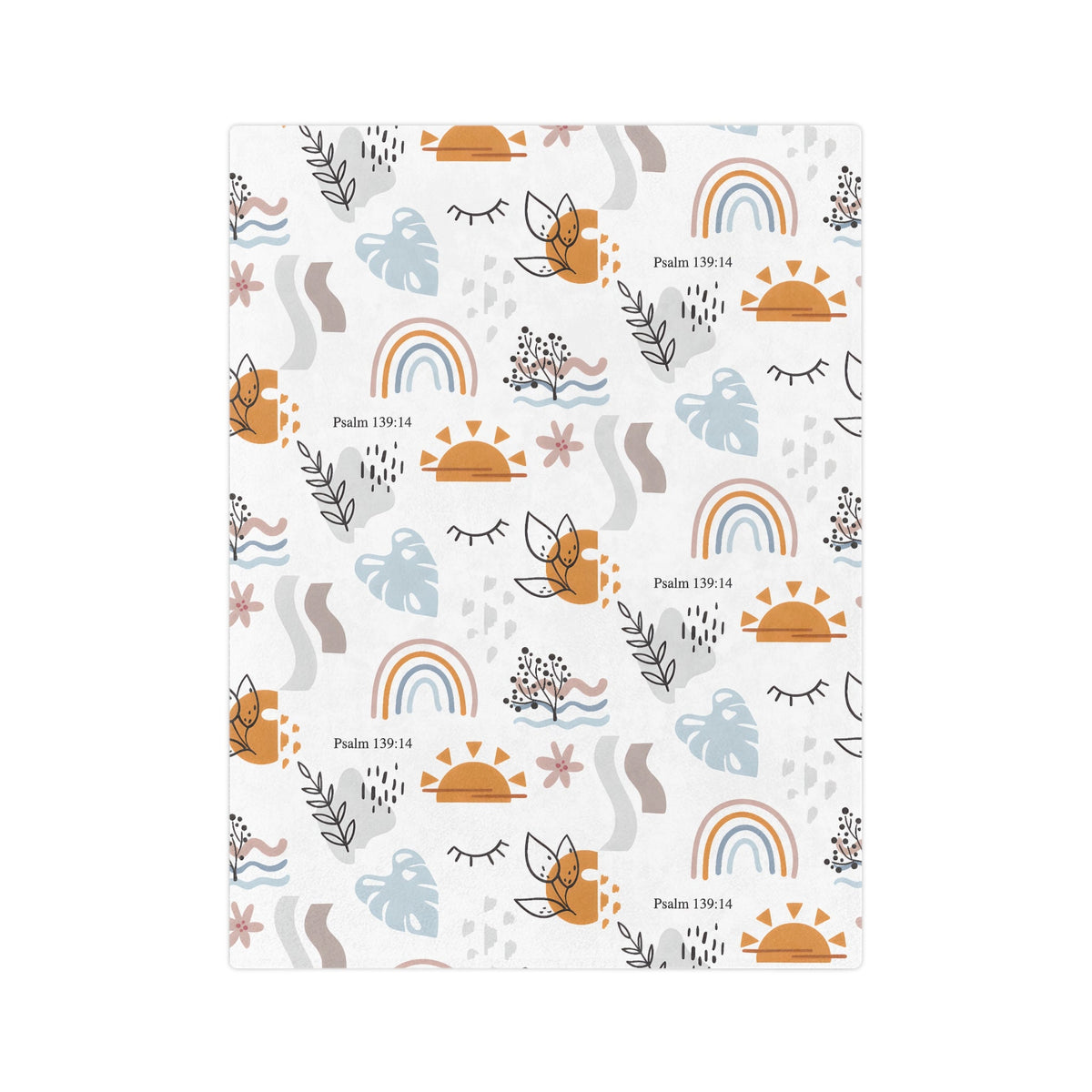Fearfully and Wonderfully Made Fleece Blanket