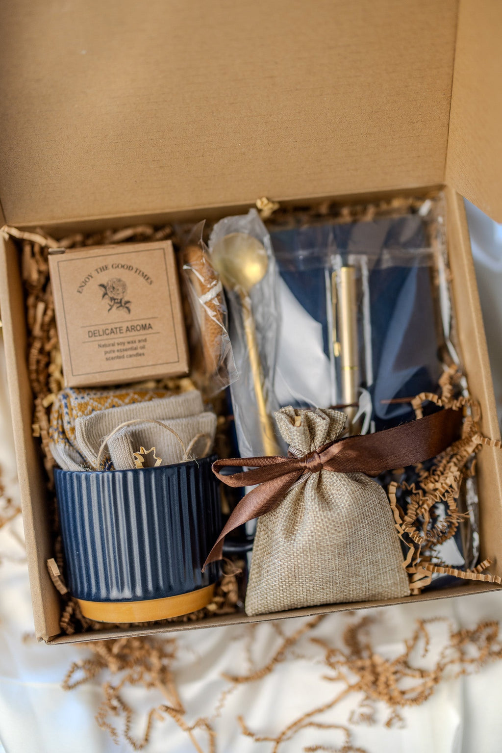 Self Care Gift Box for Women – Cozy “Hug in a Box” Care Package | Encouragement & Holiday Gift