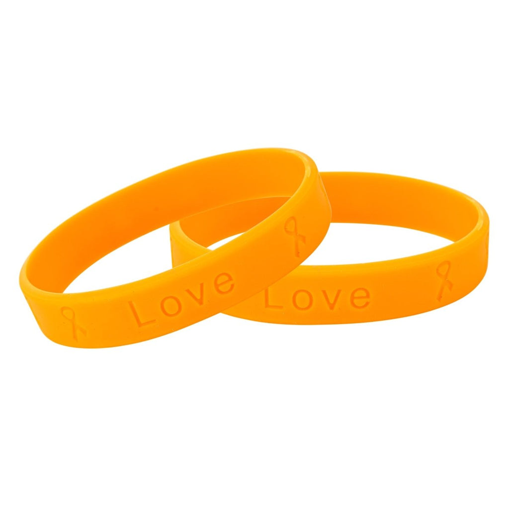 Gun Violence/Mass Shooting Orange Silicone Bracelet Wristbands