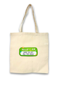 "Hello I Am Here To Pet The Dogs" Canvas Tote Bag