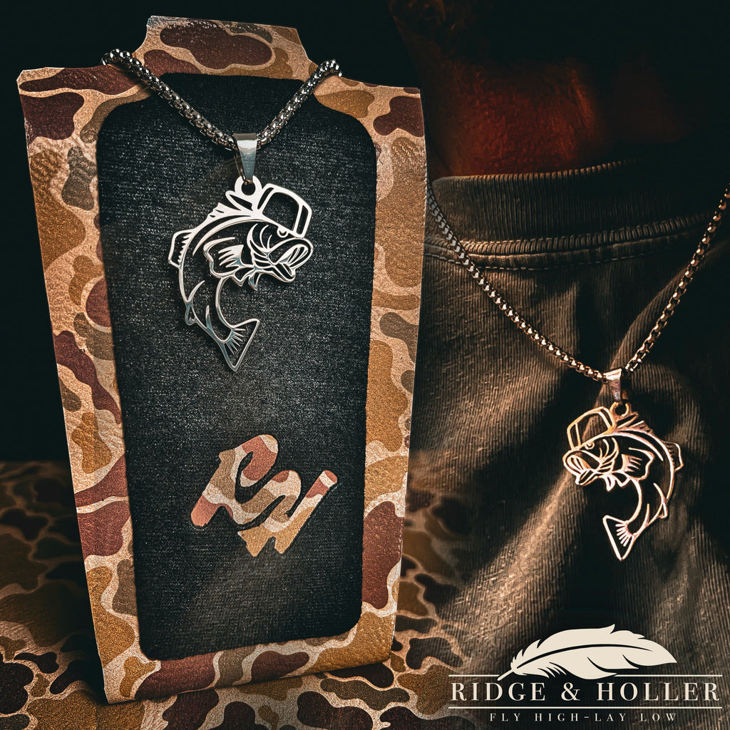 Bass- Stainless Steel Necklace and Pendant