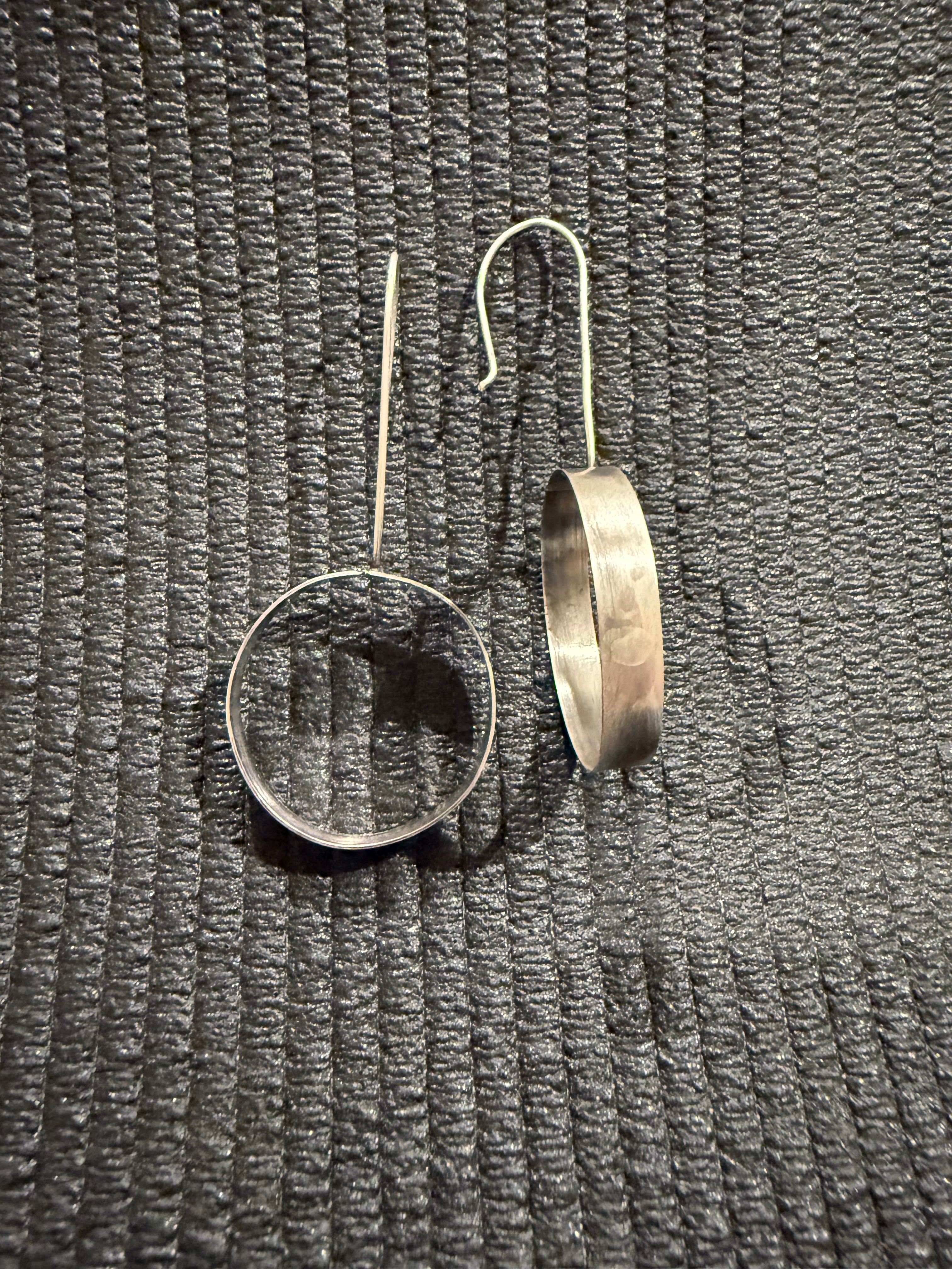 Sterling Silver Hoops | Minimalist Silver Earrings