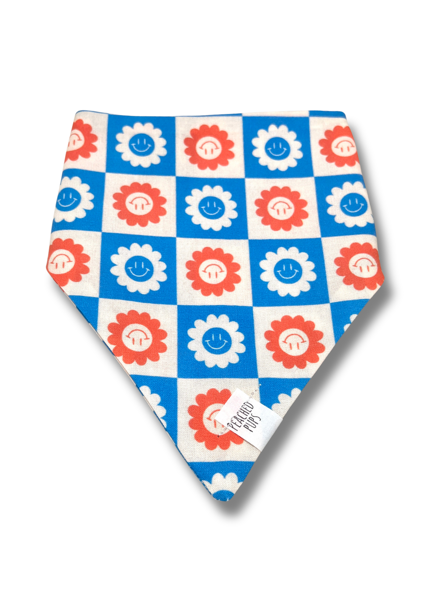 Red, White & Bloom Dog Bandana