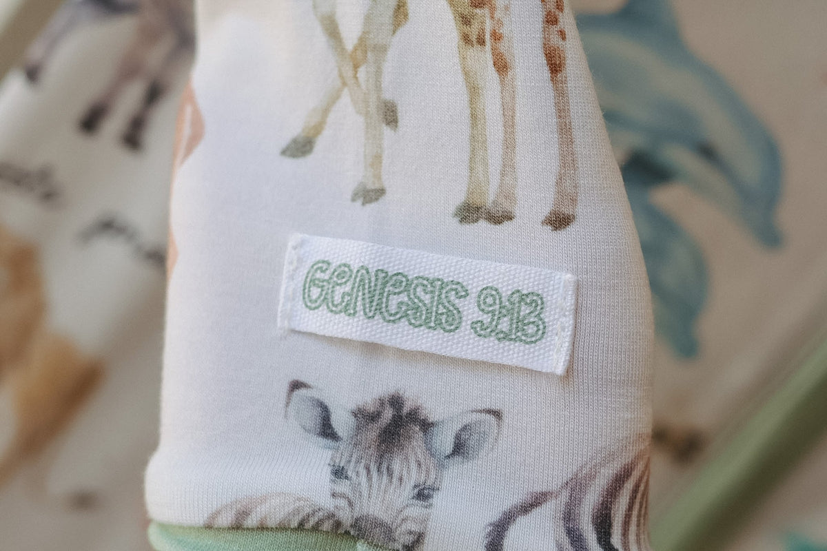 God's Little Promise Bamboo Footed Onesie Pajama