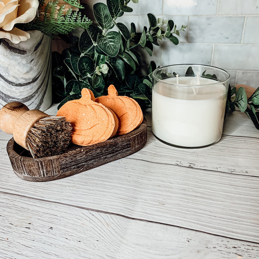 Pumpkin Spice Bath Bomb 3.5oz Fall Scented Bath Fizzy Gift For Women