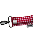 Red Gingham LippyClip® Lip Balm Holder