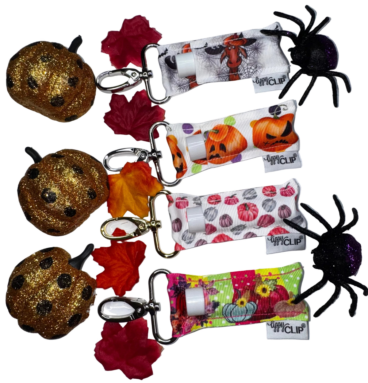 Pumpkins and Sunflowers LippyClip® Lip Balm Holder