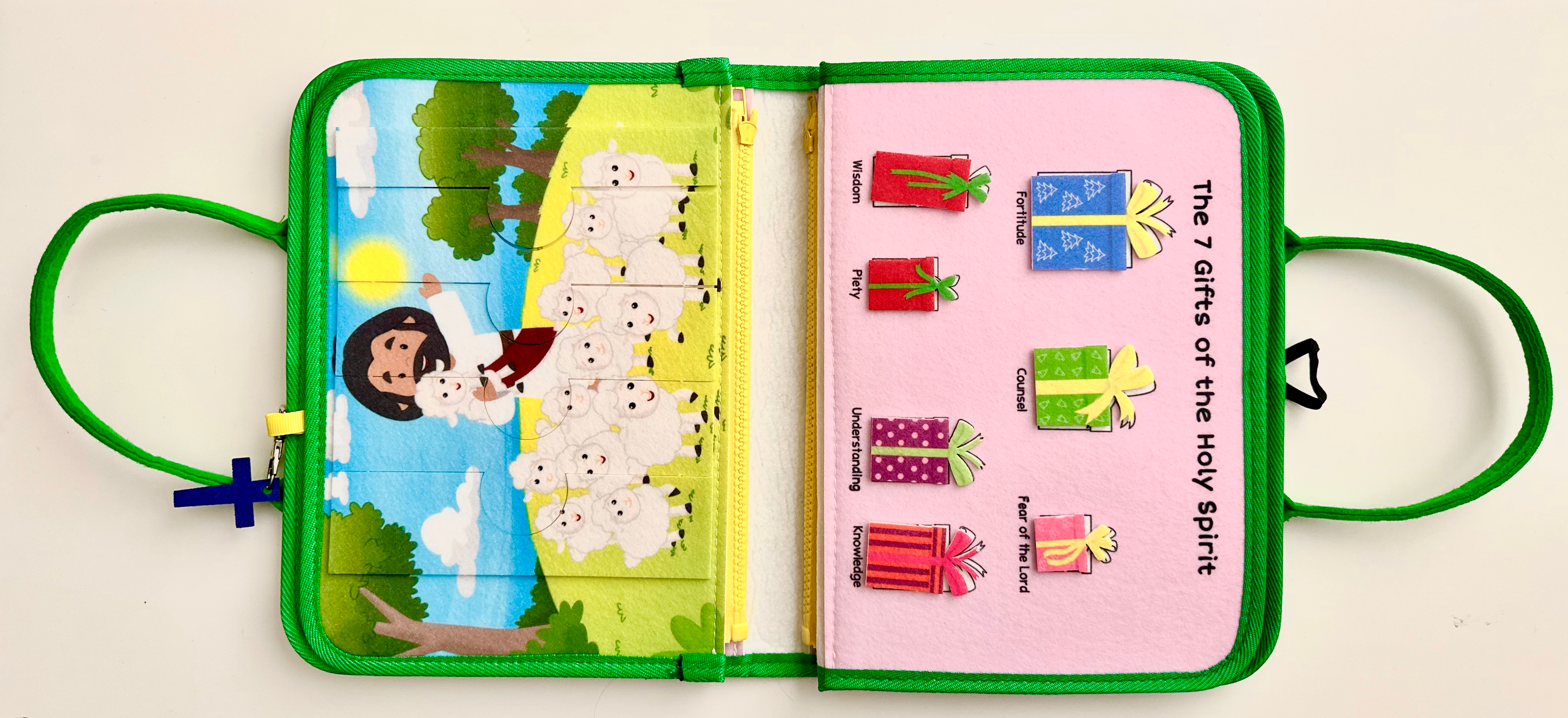 My Pray & Play Busy Book – Catholic Felt Busy Book - A Quiet Felt Book