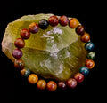 Ocean Jasper Bracelet – 8mm Natural Stone Beads | Medium Wrist Fit | Healing Crystal Jewelry for Joy & Balance