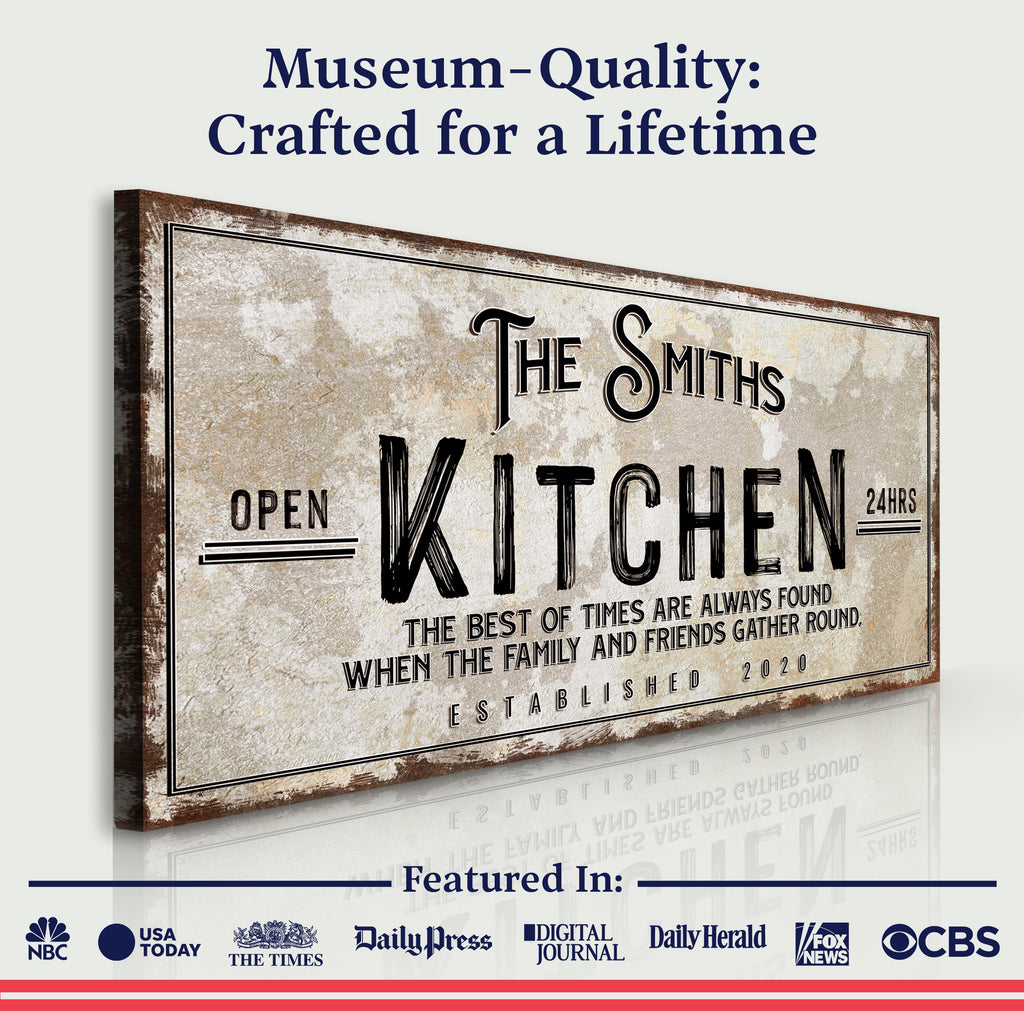 Family Kitchen Sign