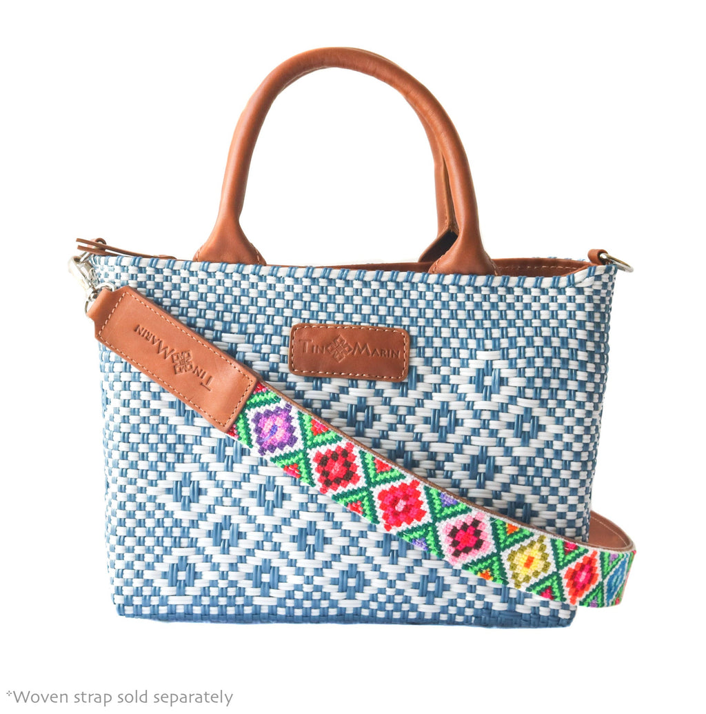 Marine Small Woven Crossbody Bag