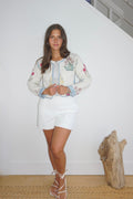 Elton Jacket in Mixed Print Floral