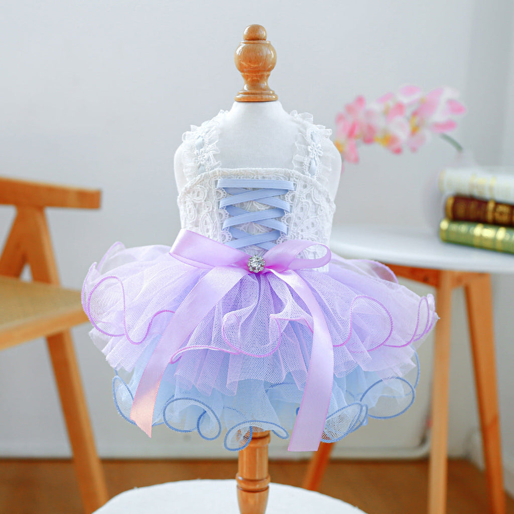 Ombre Tulle Dog Tutu Dress