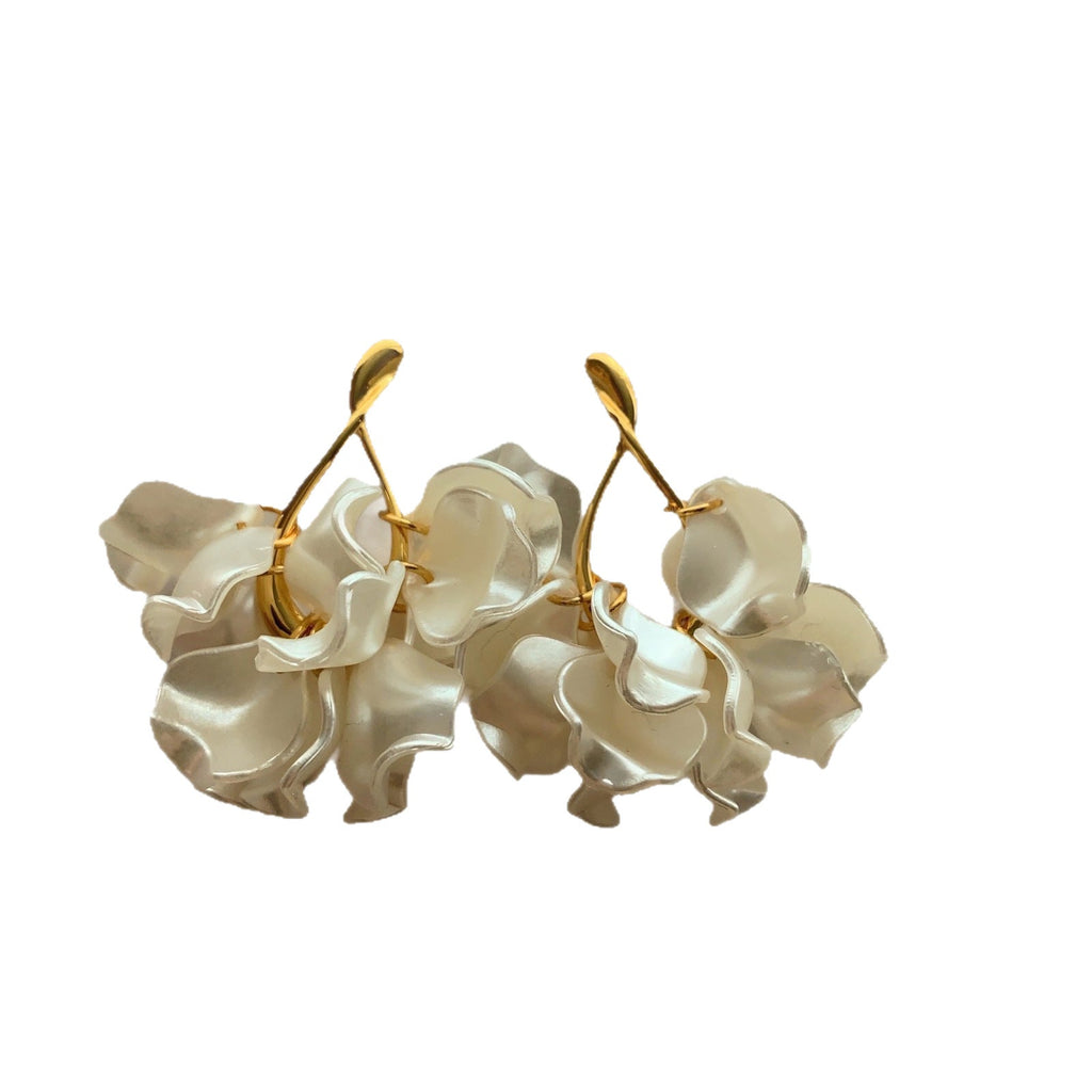 Flower Simple Elegance Retro Elegant Natural Soft Earrings