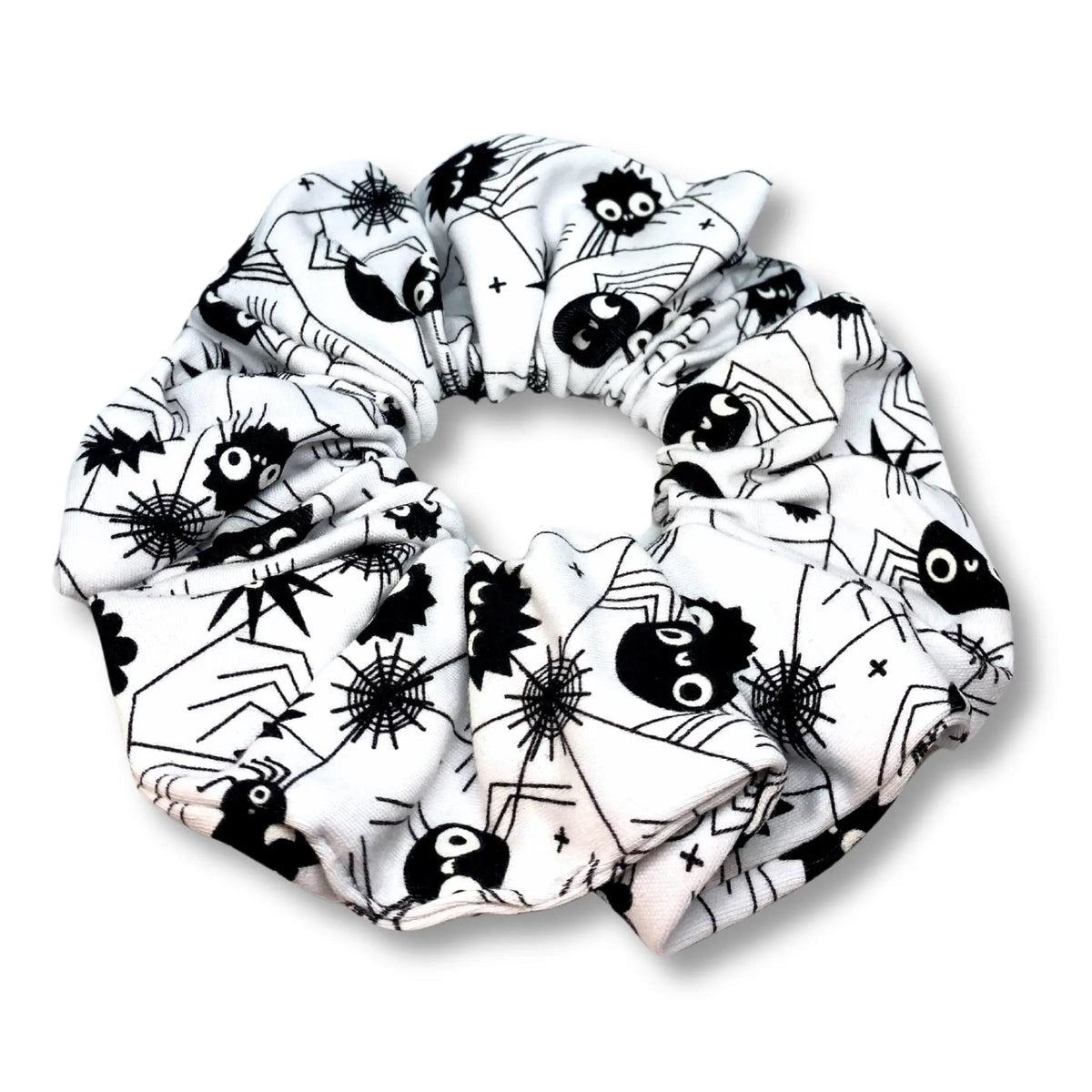 Glow in the Dark Spiderweb Halloween Scrunch