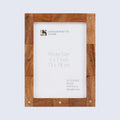 Picture Frame Star Wood Collection Brass & Wood Brown - 3 Sizes