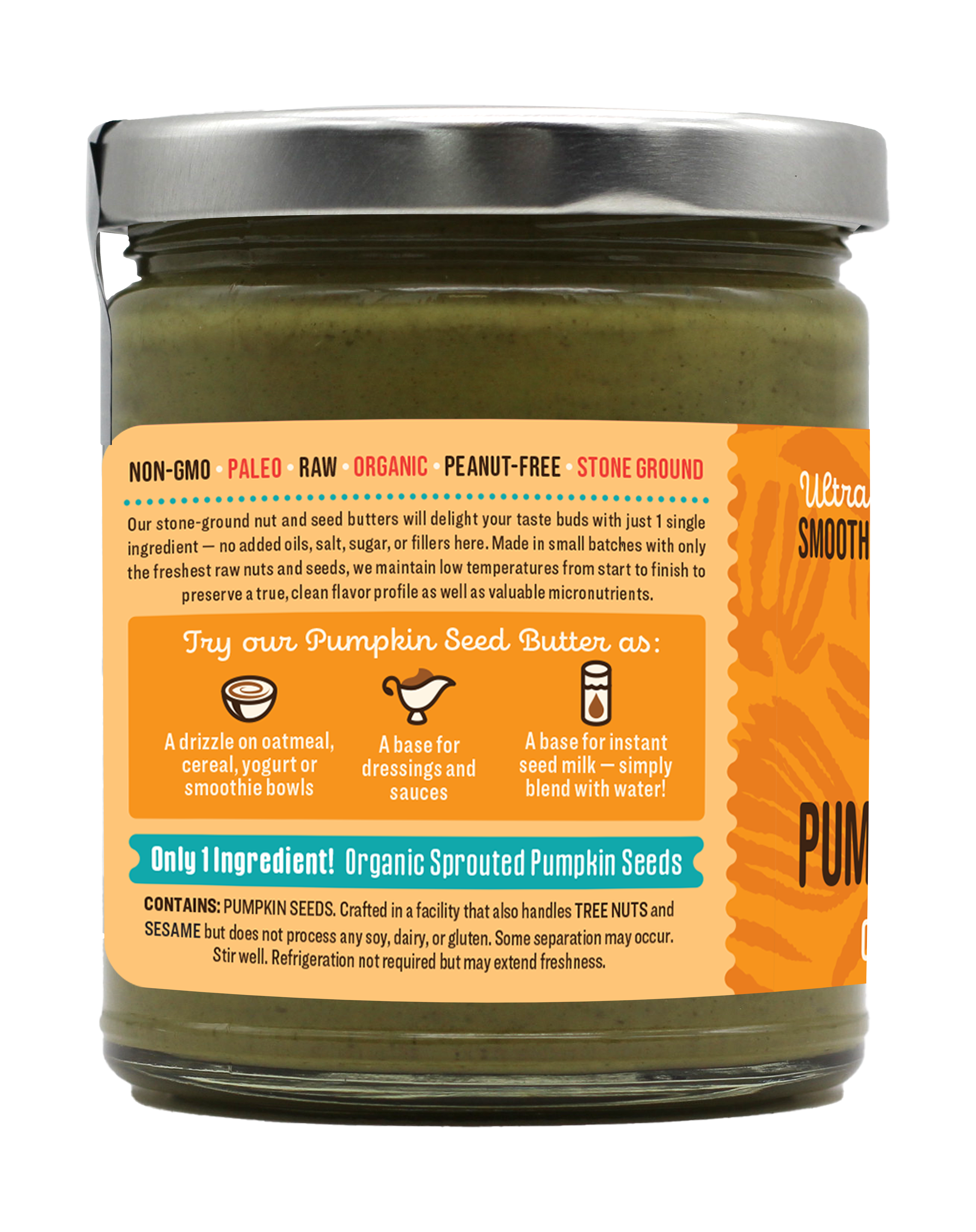 Sprouted Pumpkin Seed Butter