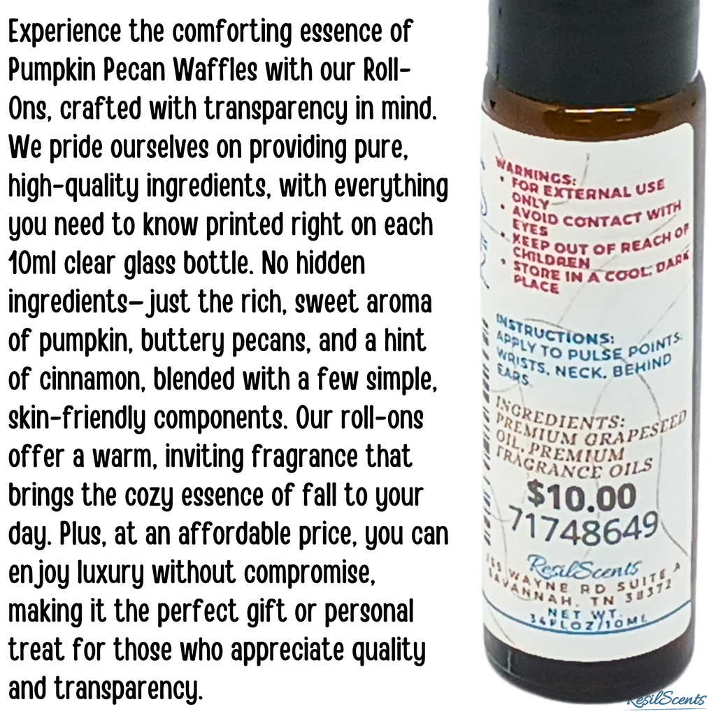 Pumpkin Pecan Waffles™ Roll-On Oil | Cozy Fall Bakery – ResilScents™